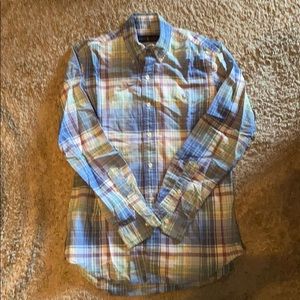 Plaid Ralph Lauren button up shirt.